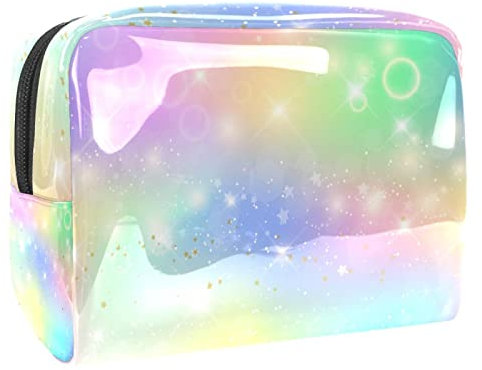 Regenbogen Farben Schminkpinsel Beauty Bag Organizer Kosmetiktasche