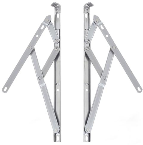 uPVC Universal Window Hinge Double Glazing Friction Stay PVC 17mm Stack 16 inch Universally Handed Ferretic Stainless Steel Grade 430