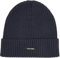 Calvin Klein Herren Strickmütze Classic Cotton Rib Beanie aus Baumwolle, Blau (Ck Navy), Einheitsgröße