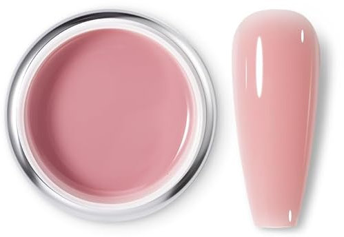 Beautilux Aufbaugel für Gelnägel, 55g Builder Nail Gel TPO-frei Nagelstärkungsgel, Aufbaugel Nagelverlängerungs Gel für Reparatur Verstärkungsverlängerung (BHBN55-08)