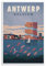 KVIINKD Wandkunst, Motiv: Antwerpen, Vintage, Reise, Wohnzimmer, Schlafzimmer, Dekoration, modernes ästhetisches Wandkunst, Poster, Geschenk für Freunde, ungerahmt, 20 x 30 cm