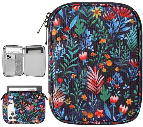 Vinabilia Funda Bolsa Protectora para Kindle 11.ª Gen/Paperwhite 12.ª Gen/Colorsoft Signature Edition/Oasis/Kobo E-Reader, 6-7 Pulgadas, Bosque Nocturno