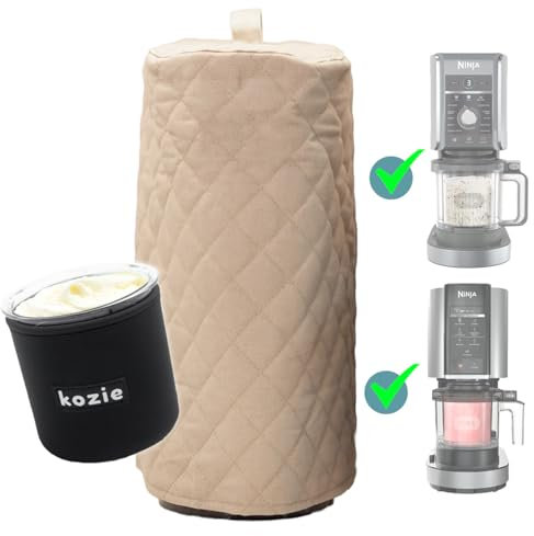 Ninja Creami Appliance Dust Cover (Noise-reducing technology) - Premium Handmade with 3-layer design for 7-in-1 Original & 11-in-1 Deluxe ice cream maker