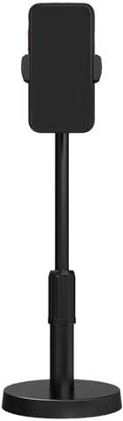 Handyhalterung, höhenverstellbarer Telefonhalter, höhenverstellbarer Telefonhalter, Tischhalterung für Handy, Smartphone-Halterung für den Schreibtisch, aufklappbar