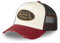 Von Dutch Kappe für Damen und Herren, Trucker-Kappe, Grau, verstellbar, Beige/Rot/Schwarz, Einheitsgröße