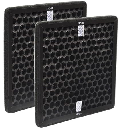 PUREBURG Filtro de repuesto compatible con BLACK+DECKER BXDH12E deshumidificador 12L, 2 unidades, filtro de carbón activo VOCs limpieza de olores