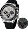 OLEVS Herrenuhr Business Luxus Diamond Moon Phase Männliche Uhr Chronograph Grau Zifferblatt Mode Kleid wasserdichte Datum Analoge wasserdichte Männer Armbanduhr