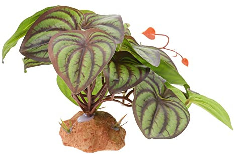 SUPVOX 2 Pièces Boîte pour Animaux De Compagnie Grimpantes Aménagement Paysager Plantes D'Aquarium Reptile Terrarium Décor Plantes Suspendues Terrarium Plantes Artificielles Verdure