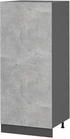 Vicco Armario para Horno Empotrado R-Line, Hormigón, 60 cm