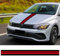 Auto Motorhaube Motorhaube Aufkleber, für VW Polo 6R 6C 9N2 9J GTI Auto Modifikation PVC Racing Style Aufkleber Auto Tuning Zubehör