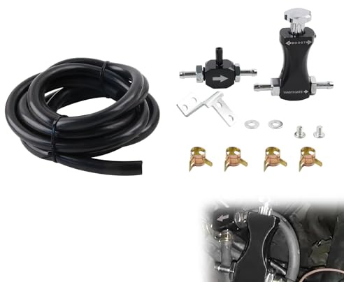 VVORHSBELL Vanne de commande manuelle du turbo Régulateur de pression turbo universel pour voitures, contrôleur turbo performant, conception légère et installation facile