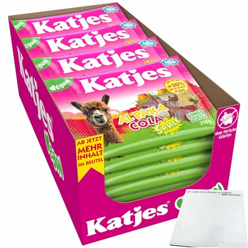 usy Bundle für Katjes Al Paka Cola Sauer (16x210g Beutel) + usy Block