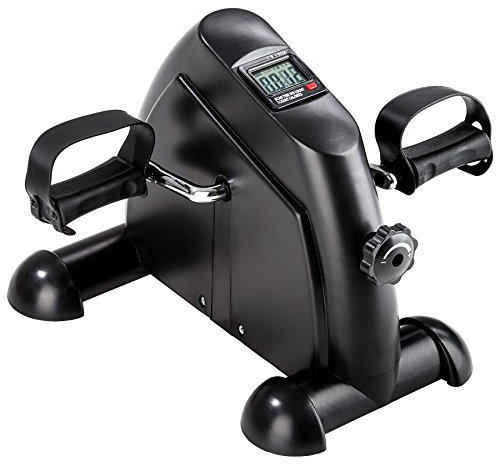 TecTake Mini Bicicleta estática ejercitador de Brazos y piernas con Pantalla LCD