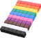 Gejoy 60 Stück 16 mm Blanko Würfel Acryl Würfel Kubus DIY Würfel für Brettspiele mit Aufbewahrung Tasche
