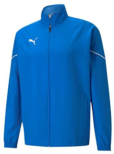 Puma Herren teamRISE Sideline Jacket Trainingsjacke, Electric Blue Lemonade Black, XXL