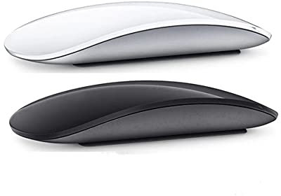 N+B Mouse wireless Bluetooth 5.0, mouse ultrasottile silenzioso Multi Arc Touch Mouse per laptop Ipad Mac PC Macbook (Bianco)
