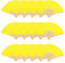 Woohome 15 PCS Hand Fan Foldable Paper Fan for Dancing, Part, Picnic, Wedding Party Gift, Guest Favour Wedding Decoration (Yellow)