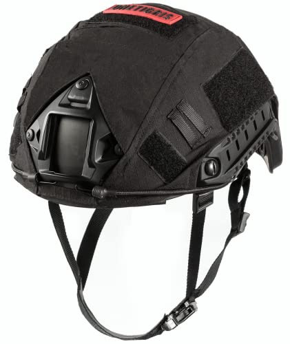 Onetigris Casque Tactique d'Airsoft Type PJ - Avec Housse et Lunettes de Montage Nvg pour Tir Cqb Paintball