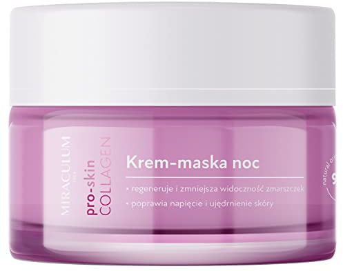 Miraculum, Creme-Maske COLLAGEN PRO-SKIN, Nachtcreme, Gesichtsmaske, Anti-Falten, als Tagespflege, Erhöht die Hautelastizität, Für alle Hauttypen, Geschenkidee, 50 ml