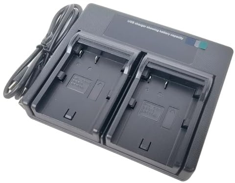 USB Dual Battery Charger for Canon BP-511 BP-511A BP-512 BP-522 BP-535 EOS 5D 10D 20D 20Da 30D 40D 50D 300D D30 D60 PowerShot G1 G2 G3 Pro1 Pro90 ZR85 ZR90 Camera