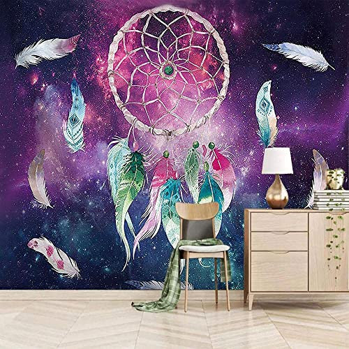 Fototapete 3D-Tapete Traumfänger 400 X 280 Cm Abziehen Und Aufkleben, Selbstklebender Druck, Wandkunst, Poster, Tv-Wandhintergrund, Wandaufkleber, Kinderzimmer, Wohnzimmer, Schlafzimmer, Esszimmer, B
