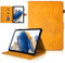 LSPCASA Cover per Samsung Galaxy Tab A8 10.5 2022/2021 SM-X200/X205/X207 - Custodia Tablet con Supporto Pieghevole, Auto Wake/Sleep, Arancia