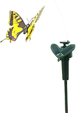 Reuvv Solarbetriebener, Tanzender, flatternder Schmetterling, Gartenpflanzen-Blumenstecker für Ihre Topfpflanze, Garten, Garten, langlebig und praktisch
