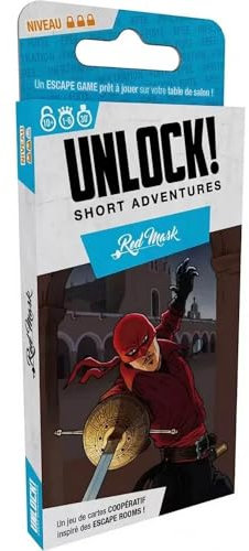 Asmodee Unlock Short Adventures Red Mask