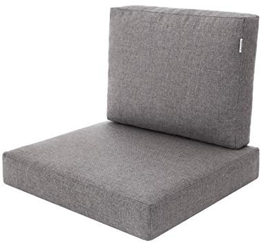 Sales Core Rattanmöbel Gartenmöbel Technorattan, 60x55x40 cm Loungemöbel Kissen Set für Rattan Korbsessel, Rückenlehne Sitz, Sitzkissen Outdoor Sitzpolster Gartenstuhl, Sitzauflage Rattan-Stuhl