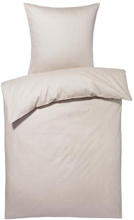 fleuresse Jade 453844, Mako-Damast-Bettwäsche-Set, 100% Baumwolle, Oeko-TEX® Standard 100 Zertifiziert, 135 x 200 cm inkl. 1 x 80 x 80 Kissenhülle, dezentes Muster, Fb. Silber Rose