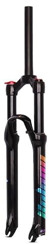 Forcelle Per Bicicletta Forcella for bicicletta ammortizzata 26/27,5/29 pollici Forcella MTB dritta for aria in lega di alluminio da viaggio 100mm for accessori for biciclette ( Color : 29in Straight