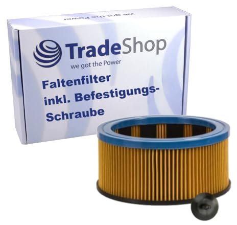 Trade-Shop Faltenfilter/Patronenfilter kompatibel mit Metabo, Hitachi, Kress, Eibenstock, Starmix Nass-/Trockensauger Staubsauger Allessauger