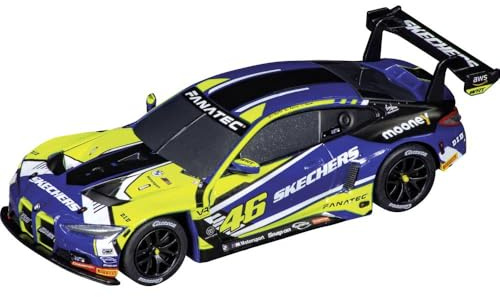 Carrera - 20064246 GO!!! BMW M4 GT3 Valentino Rossi | Maßstab 1:43 Slotcar | Kompatibel mit GO!!!, GO!!! Plus & Battery Operated | Authentisches Design für Kinder & Erwachsene ab 6 Jahren