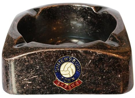 Shrewsbury Town Football Club Aschenbecher aus Metall, Antik-Effekt