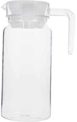 WATIIFUFU Transparenter Acryl Wasserkrug Getränke-servierflasche Trinkkrug Mit Großem Fassungsvermögen Für Schlafzimmer Wohnzimmer Büro Und Täglichen Gebrauch