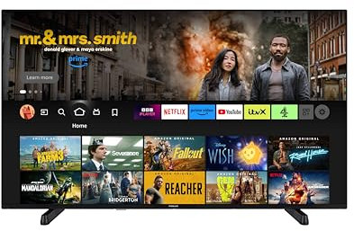 Finlux MU24F 50 inch, 4K HDR Fire TV, Freeview Play, Netflix, YouTube, Prime Video, Disney+, Now TV, TNT Sports, Alexa, Dolby Atmos, Dolby Vision, DTS Virtual X, DTS HD, Motion Flow, Micro Dimming
