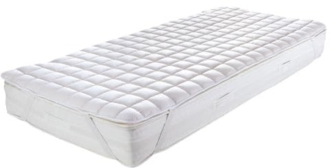 Unterbett Topper Matratzen Spannauflage Bio Merino Schurwolle 160x200