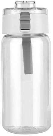 Mumusuki Klare Wasserflasche, 550 Ml, Tragbare Sportwasser-Trinkflasche, Auslaufsichere Wasserflasche für Draußen, Fitnessstudio, Radfahren