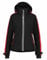 Luhta Damen Skijacke Lietorova, weiß, schwarz und gelb (DE/NL/SE/PL, Numerisch, 48, schwarz)