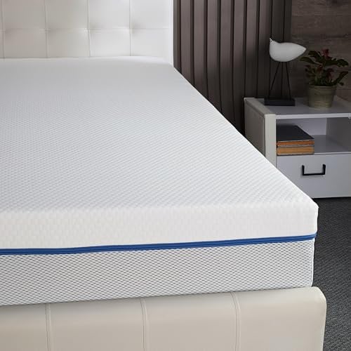 DREAM SHIELD Mattress - Comfort Foam Orthopedic Mattress with Motion Isolation Technology, Temperature-Regulating Cover, Medium Firm Support for Back Pain Relief (Queen)