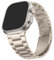 HITZEE Métal Bracelet Compatible avec Bracelet Apple Watch 49/46/45/44/42mm, Band en Acier Inoxydable pour Homme Femmes Compatible pour iWatch Ultra 2 Série 10 9 8 7 SE 6 5 4 3, Lumière Stellaire