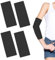 ValueBargain 2 Paar Armlinge, Arm Sleeves Sportärmel Nylon und Elastan Schwarz Nahtlos Flexibel, Atmungsaktiv UV-Schutz für Tattoo-Abdeckung Training und Alltag
