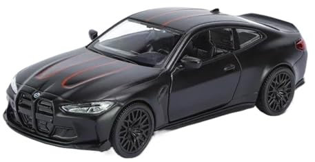 1 36 Für BMW M4 CSL G82 Legierung Auto Diecast Spielzeug Fahrzeuge Auto Modell Miniatur Maßstab Modell Auto Spielzeug Druckgussmodelle Motorfahrzeuge(Schwarz)