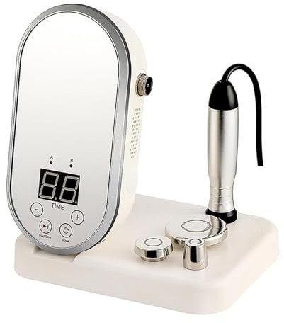 3-in-1 Radio Frequency Facial and Body Skin Tightening Machine, Microcurrent Radio Frequency Device with 3 Probes in Varying Sizes for Face Body Eye Wrinkles Removal Lifting, Firming