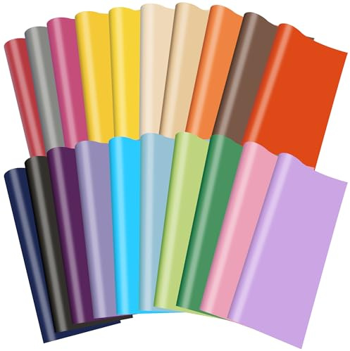 120 Fogli di Carta Velina Colorata, 50 x 70cm Carta Velina per Imballaggio,per Sacchetti Regalo,per Confezioni Regalo di Natale, Artigianato, Fai da te, Compleanni, Matrimoni,Natale (Multicolore)