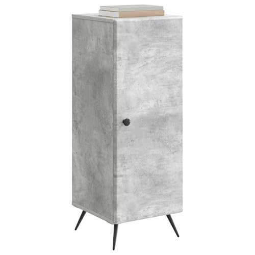 vidaXL Sideboard Betongrau 33 x 34,5 x 90 cm Holzwerkstoff, Wohnzimmerschrank, modernes Design, praktische Aufbewahrung, Sideboard, clevere Lösungen für deinen Essbereich