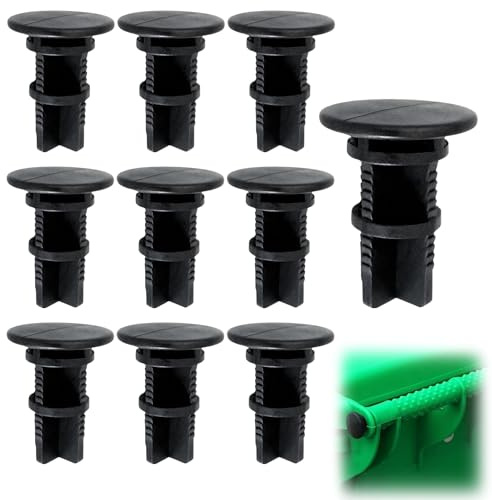 10 Pcs Wheelie Bin Lid Hinge Pins, Wheelie Bin Hinge Pin, Secure Bin Lids Against Wind and Animals, Durable Replacement Pins for Outdoor Trash Bins