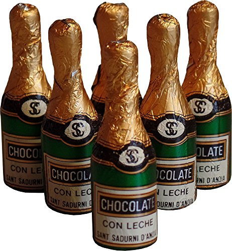 Milk Chocolate Mini Champagne Bottles (8 Supplied)