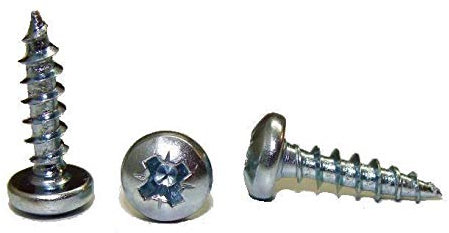 PanHead PZ2 Lot de 200 vis à bois galvanisées à tête ronde 4 x 16 mm
