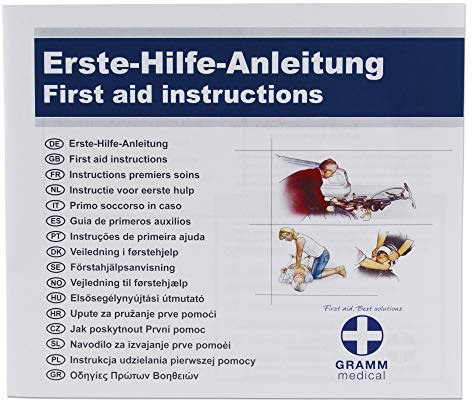 GRAMM medical Anleitung zur Ersten Hilfe